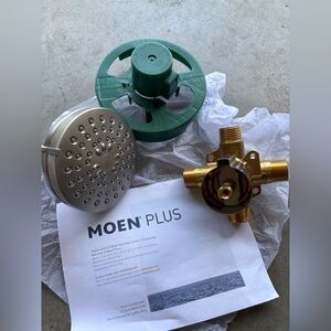 Moen Shower Hardware_4 Port Valve & Stop Tube/Shower Head *Not A Complete Set